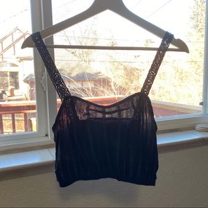 Urban Outfitters Black Crop Top